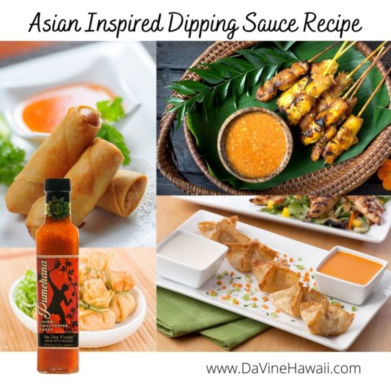 Asian Inspired Dipping Sauce Recipe by Rochelle for www.davinehawaii.com