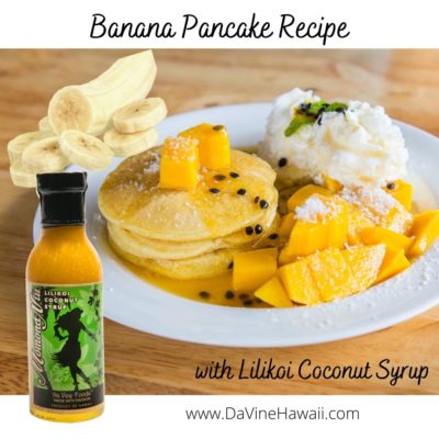 Banana Pancake Recipe by Rochelle for www.davinehawaii.com