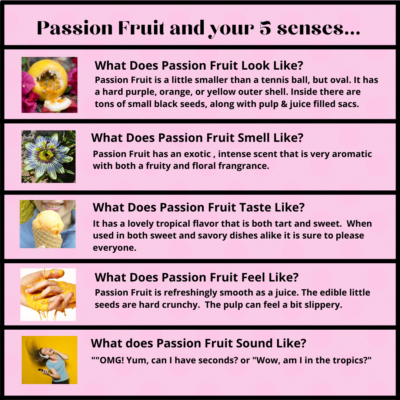 Passion Fruit and Your Senses by Rochele at www.davinehawaii.com