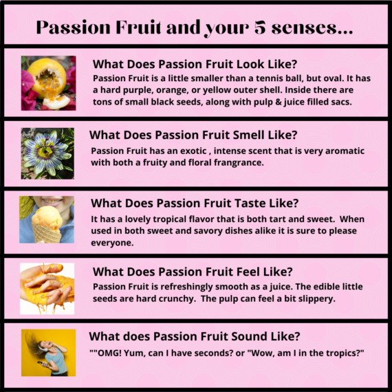 Passion Fruit and Your Senses by Rochele at www.davinehawaii.com