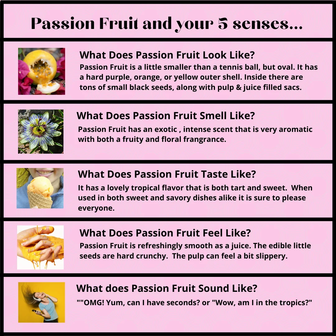 Passion Fruit And Your 5 Senses
