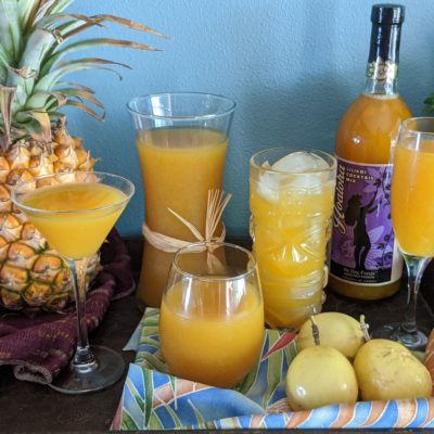 Passion Pineapple Gingerade Recipe by Rochelle at www.davinehawaii.com