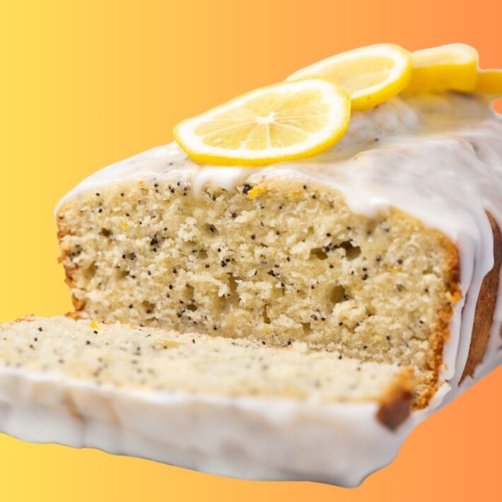 Passion Fruit Poppyseed Loaf Square